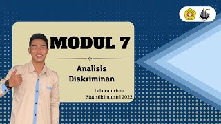 [LAB STATISTIK INDUSTRI] MODUL VII "ANALISIS DISKRIMINAN" screenshot 3