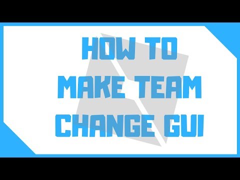How To Make Team Change Gui Roblox Scripting Youtube - roblox studio how to make a team change gui