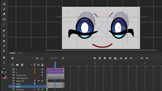How Do I Make eye Blinking Animation in Adobe Animate/Flash