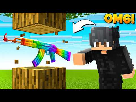 Minecraft But Every Drop is AVARITIA GUN!