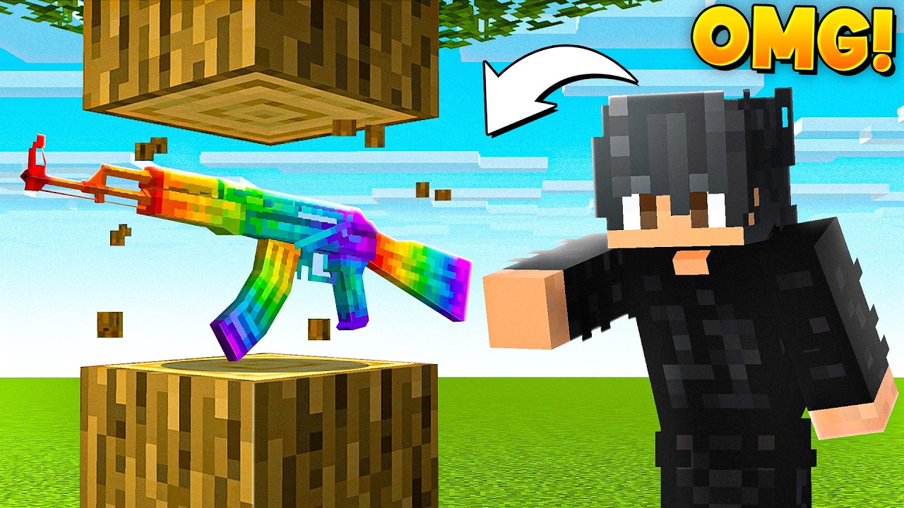 Minecraft But Every Drop is AVARITIA GUN!