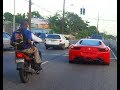 Ferrari racing Honda Accord in Jamaica