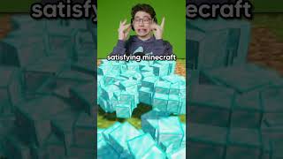 Oddly Satisfying Minecraft #shorts #reaction @GEVids