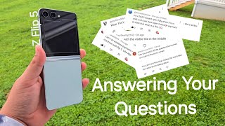 Galaxy Z Flip 5 - Answering Your Questions...