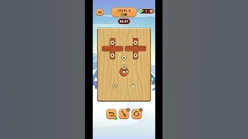 Wood Nuts and Bolts | puzzle game | Gaming Hub 5374.