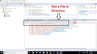 Fixed | Not a File or Directory | Cucumber Feature Runner Issue