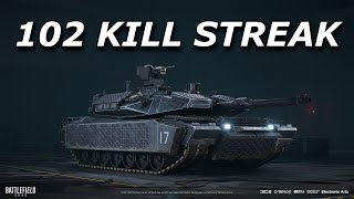 102 Kill Streak | Battlefield 2042 | Aggressive Tank Gameplay | No Comment