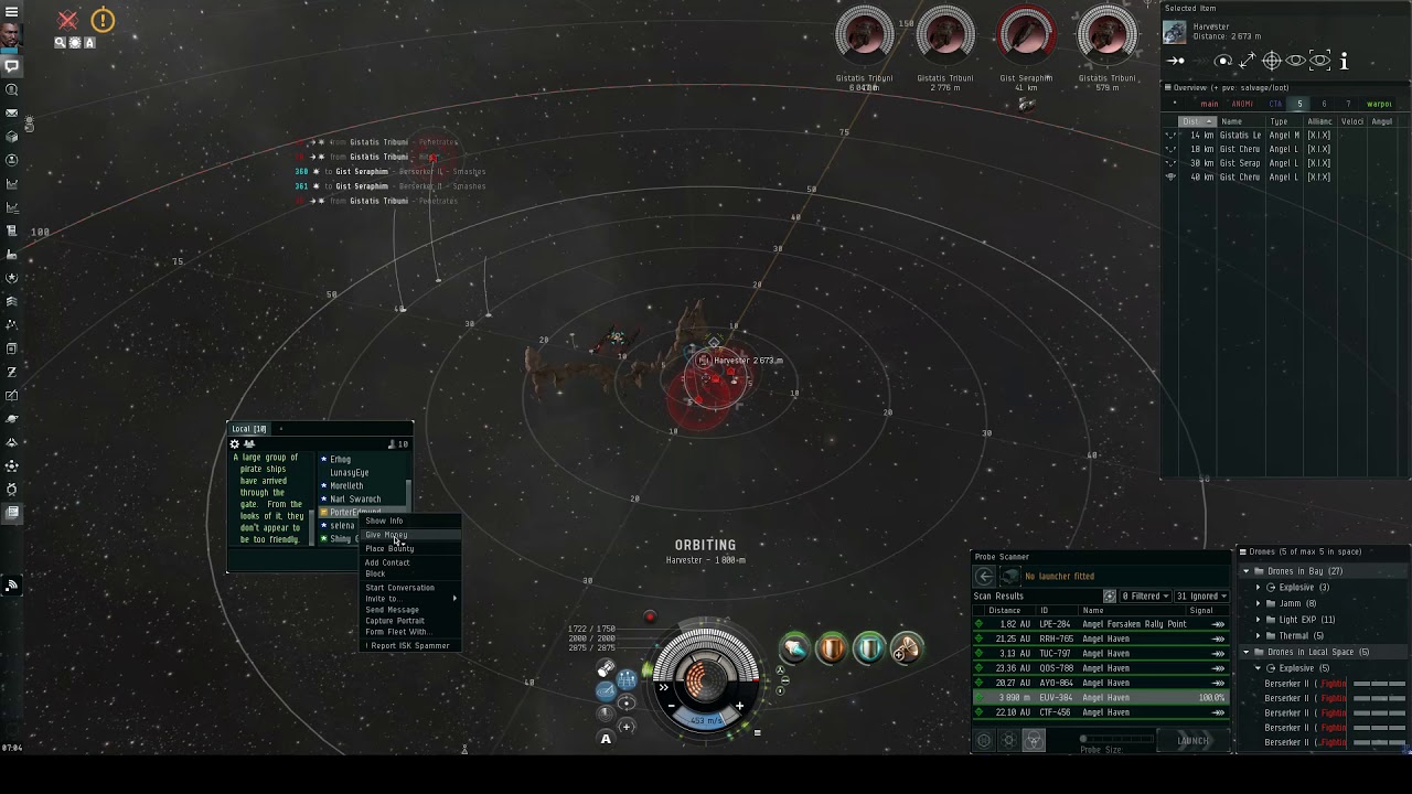 Eve online. How to fight with lamps? Как бороться с лампами? YouTube