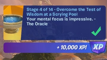 Overcome the Test of Wisdom at a Scrying Pool - ORACLE`s SNAPSHOT Quest