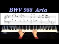 J.S. Bach, BWV 988 Aria, Goldberg Variations (Sheet music 楽譜) バッハ, ゴルトベルク変奏曲よりアリア