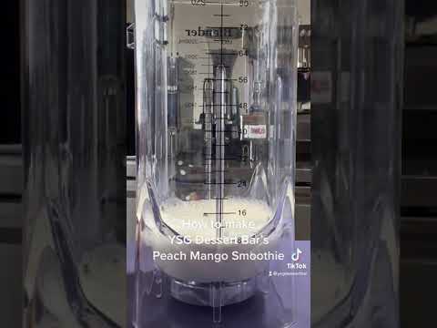 How to make Peach Mango Smoothie ysgdessertbar