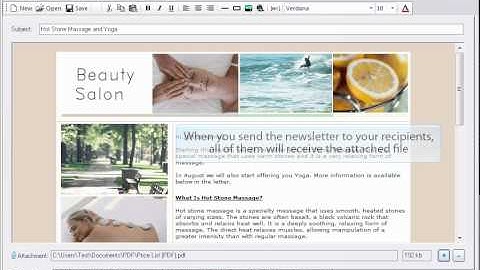 Learn MultiMailer: How to add an attachment to a newsletter