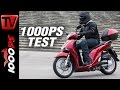 1000PS Test -  Honda SH125i & SH150i 2017 Test