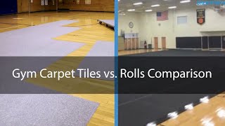 Gym Floor Covering Comparison: Carpet Tiles vs. Rolls