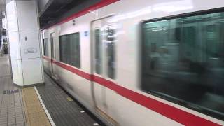 名鉄2211F快速特急豊橋行名古屋発車