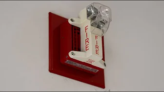 Garage Fire Alarm System Test 36! | RARE CPG V1971 Strobe & 4050D Horn