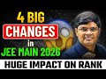 JEE Mains 2026: 4 Major Changes Introduced by NTA – Complete Guide & Analysis