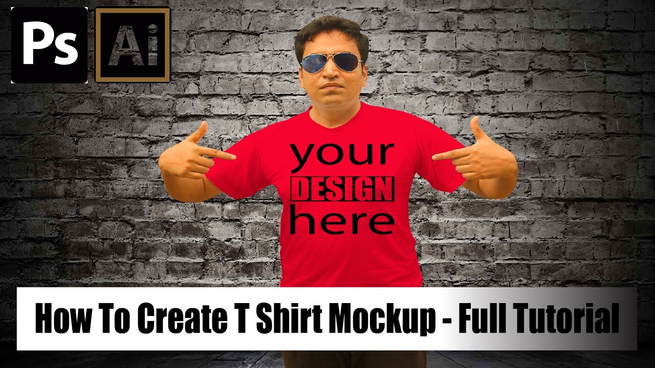 Download How To Create T Shirt Mockup Full Tutorial - YouTube