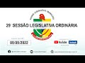 29ª Sessão Ordinária - CMMN/RO (09/09/2022)