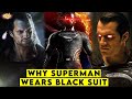 Why Superman Wears A Black Suit Explained || ComicVerse
