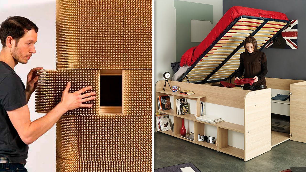 COOLE WANDELBARE MÖBEL DIE IM HAUS PLATZ SPAREN