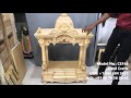 Wooden Temple with Doors Assembly Wooden Temple with Doors Assembly