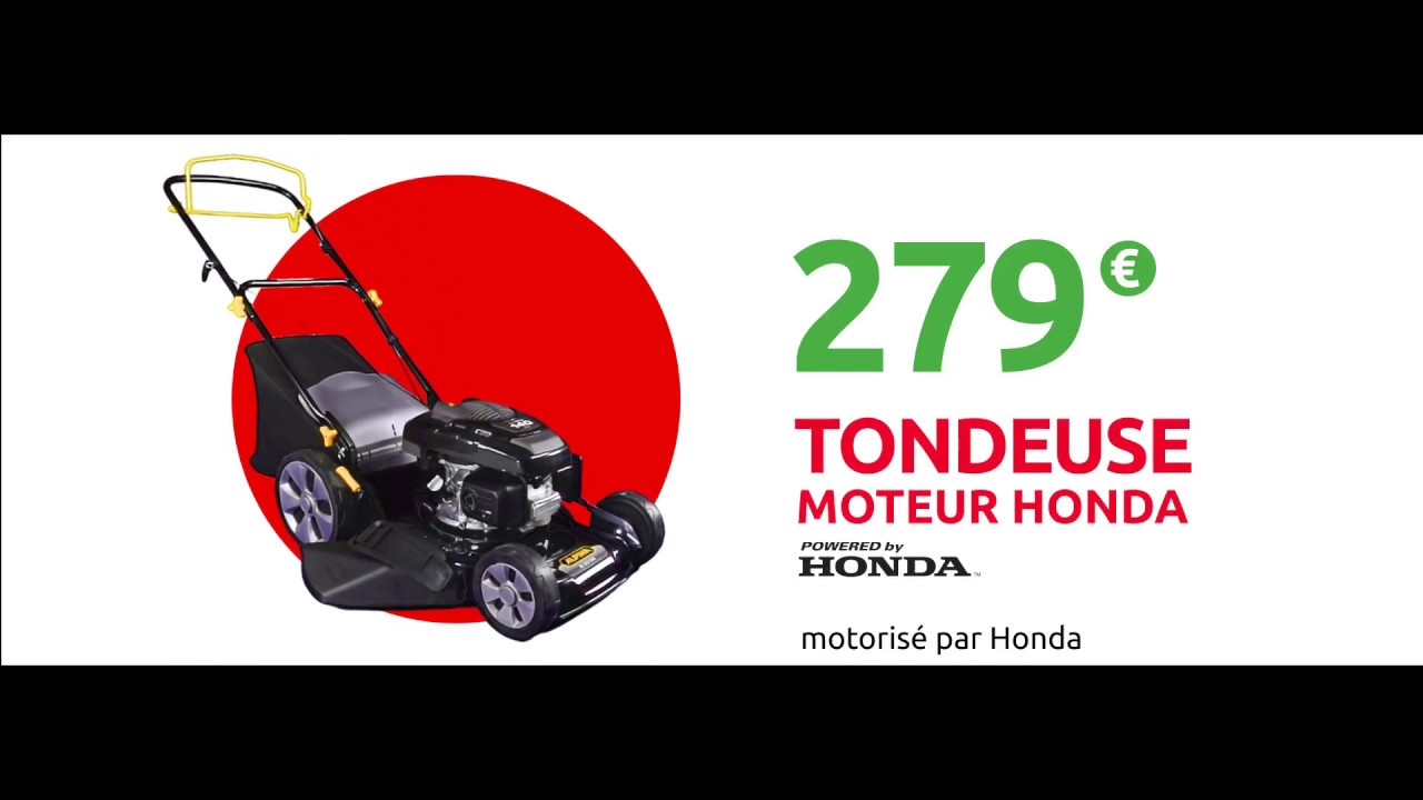 Mr Bricolage   Spot TV   Tondeuse Moteur Honda