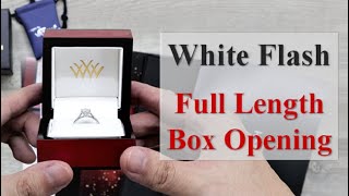 Unboxing a Diamond Engagement Ring From White Flash (Inside the Shipping Package)