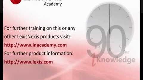Lexis.com - Combining Sources