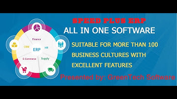 Speed Plus 8.0 Business ERP Software