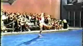 sandy woolsey 1991 us world trials compulsories floor exercise