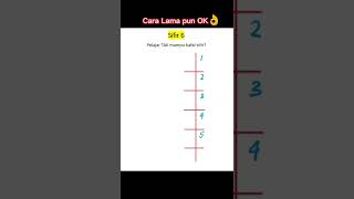 Sifir Cara Lama Masih OK #matematik #malaysia