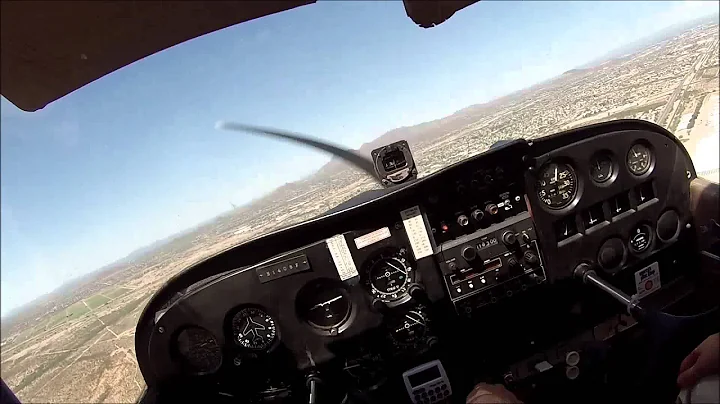 Cessna 172 Tucson local flight