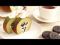 オーブン無しで作る! 抹茶とオレオのロールケーキ No Oven! Matcha& OREO Roll cake｜抹茶のお菓子｜HidaMari Cooking