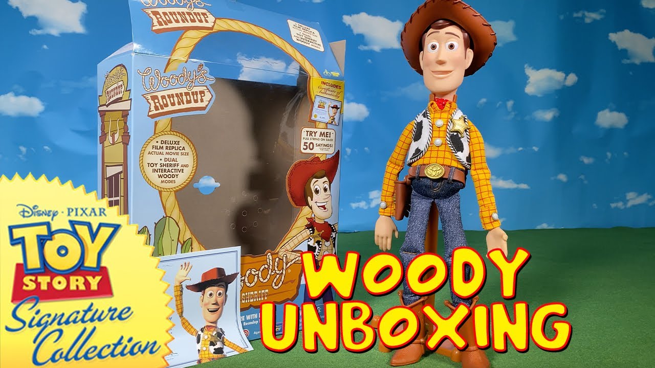 Figurine Signature - Toy Story - Shérif Woody Parlant (fr)