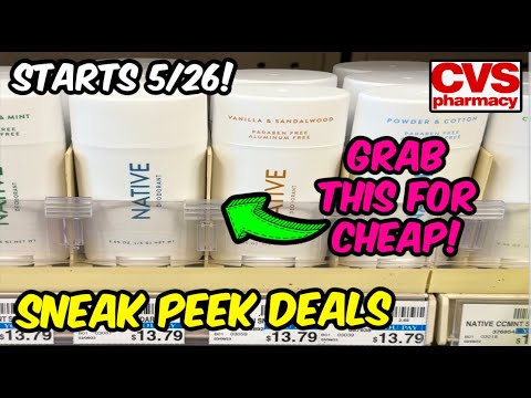 10 CVS SNEAK PEEK DEALS STARTING 5/26!  👀