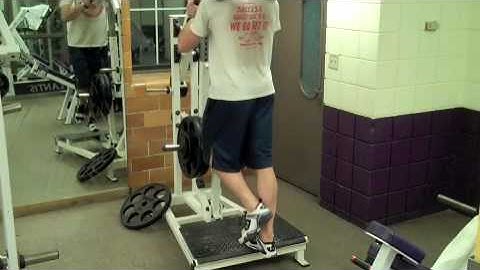 Self Made Exercise Index:  SL Standing Calf Raises