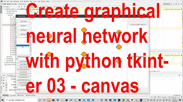 Create graphical neural network with python tkinter 03 - canvas
