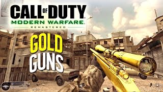 Gold Gun Glitch Troll - Modern Warfare Remastered Trolling (COD4)