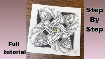 When Lines Meet Mindfulness – Zentangle Magic”| Drawing Tutorial For Beginners 