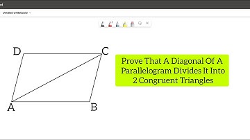 Prove That A Diagonal Of A Parallelogram Divides It In 2 Congruent Triangles | NCERT | Board Theorem