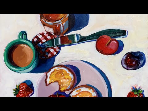 Acrylic painting time
