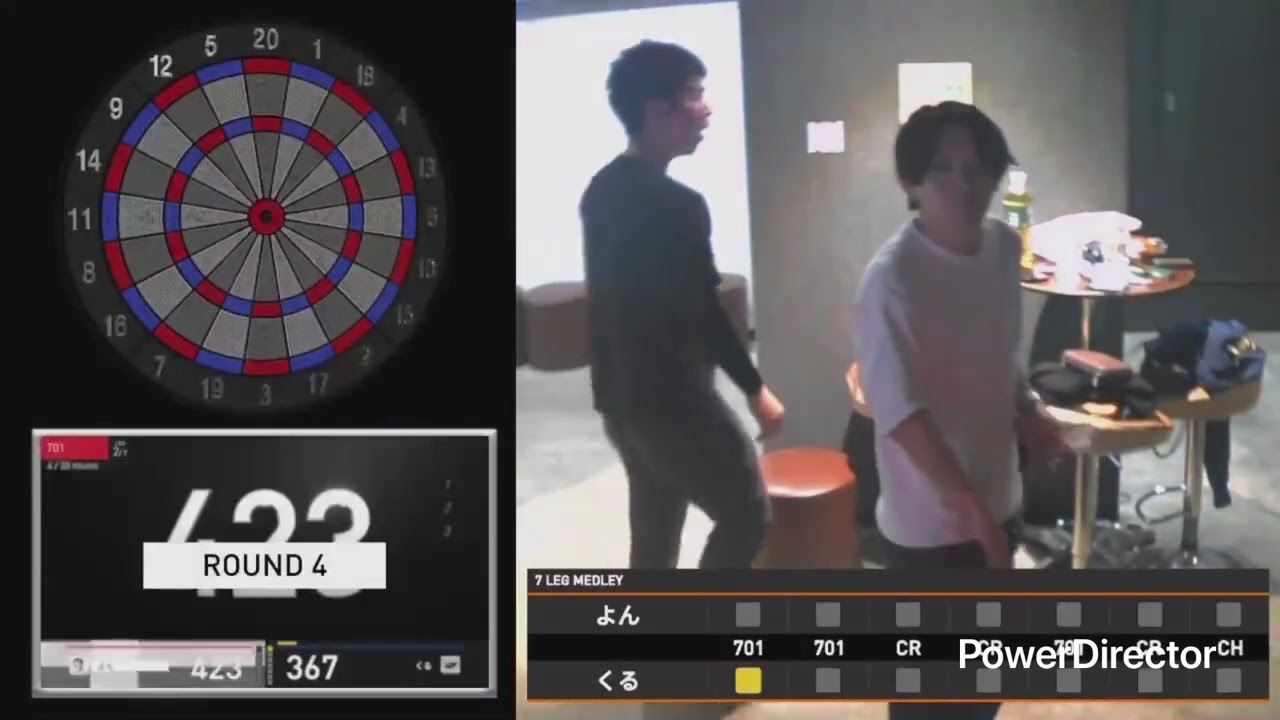 01マスターアウト対人戦#ダーツ #darts #ハイアウト