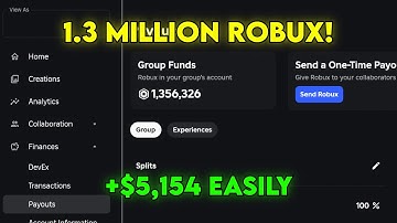 Converting $1,356,326 Robux to REAL LIFE MONEY As a Small Developer (Roblox DevEx)
