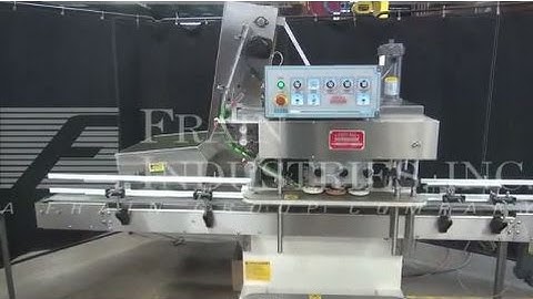 Kaps All Model A6 Automatic Inline 3 Station 6 Spindle Capper