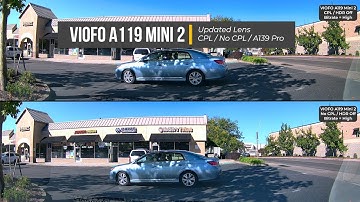 VIOFO A119 Mini 2 - Updated Lens / CPL / No CPL / A139 Pro