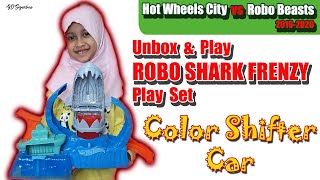 Hot Wheels Robo Shark Frenzy Play Set