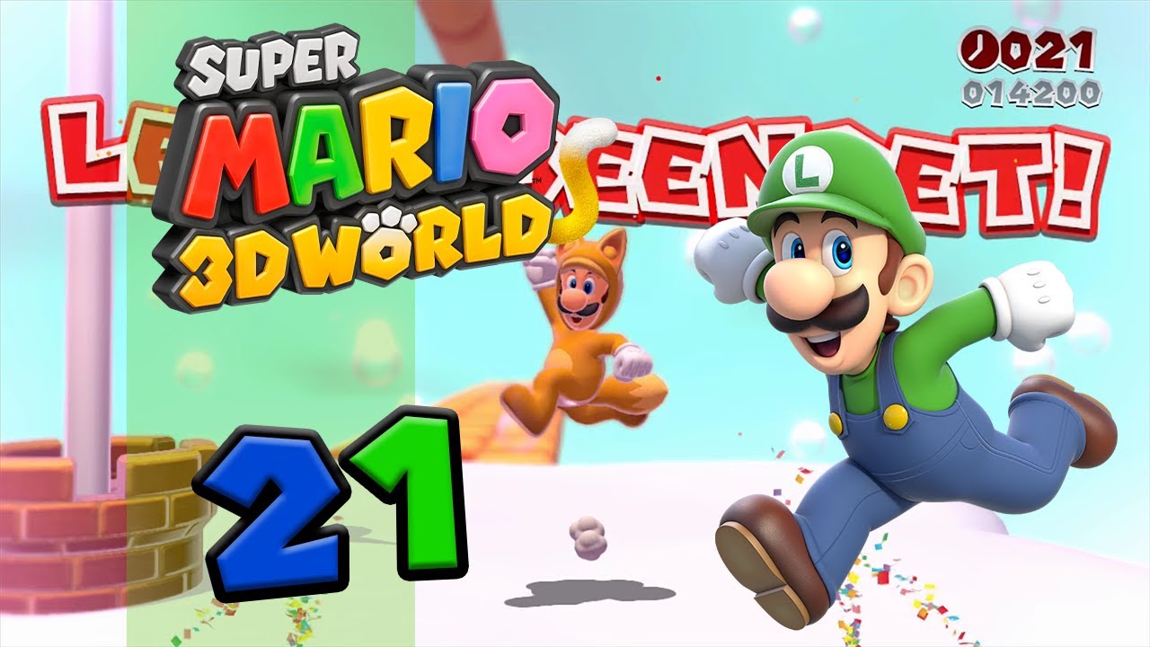 Super Mario 3D World #21 Der fliehende Zielpfahl - YouTube