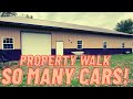 Property walk. So many cars! Not sure where to begin.