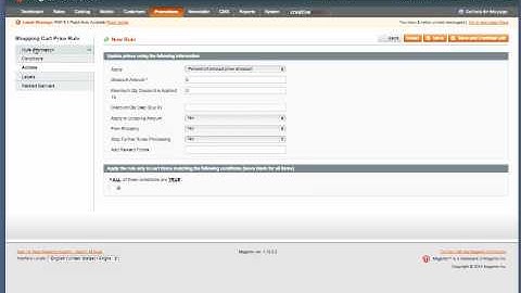 Magento: How to Configure Discounts for a Specific Category